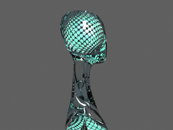 strange alien 3d max - Alien Robot (Light Being) by Gooneacehole